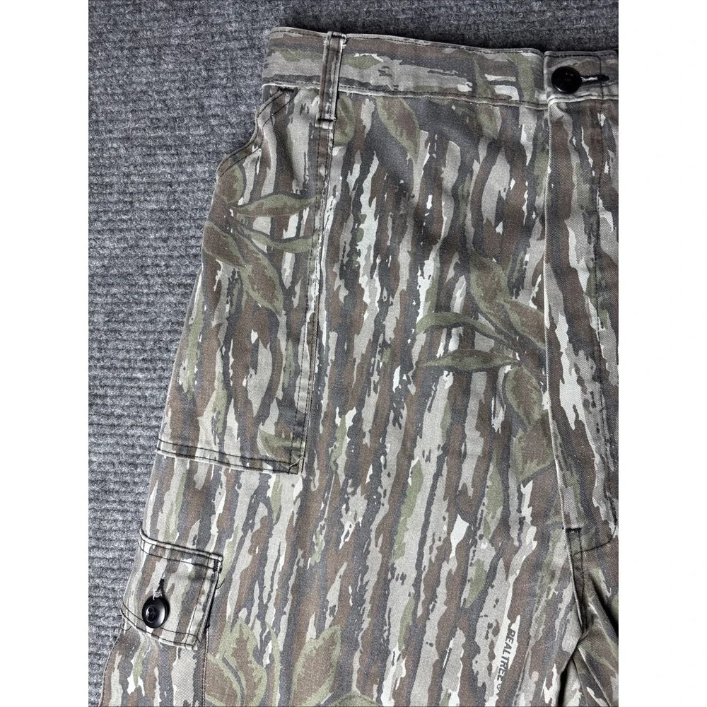 Buck Apparel Hunting Pants Camo‎ Mens 31 X 24 Vintage Real Tree Grunge